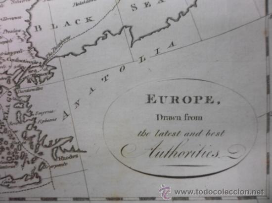 Arte: Mapa de Europa, 1787, Harrison - Foto 4