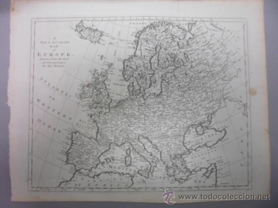 Arte: Mapa de Europa, 1770, Bowen - Foto 3