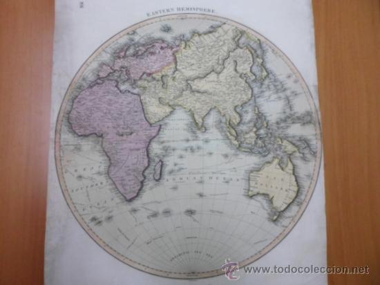 Arte: Gran mapa del Hemisferio Este, 1814, Thomson - Foto 4