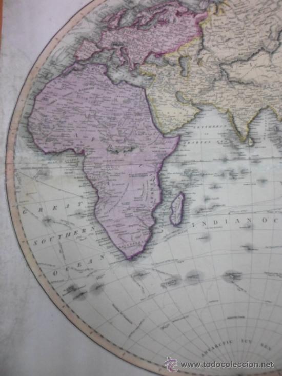 Arte: Gran mapa del Hemisferio Este, 1814, Thomson - Foto 8