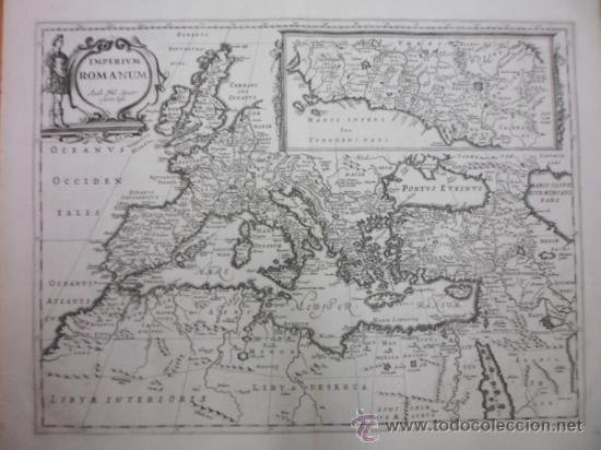Arte: Gran mapa del Imperio romano, 1690, Philippe Briet - Foto 3
