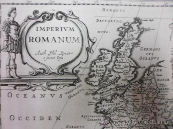 Arte: Gran mapa del Imperio romano, 1690, Philippe Briet - Foto 4
