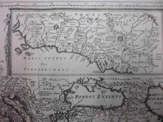 Arte: Gran mapa del Imperio romano, 1690, Philippe Briet - Foto 5
