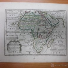 Arte: MAPA DE ÁFRICA, 1719, I. CHIQUET. Lote 40466575