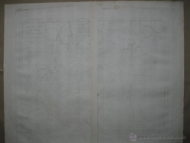 Arte: Mapa de Francia, 1750. P.Rapin - Foto 6