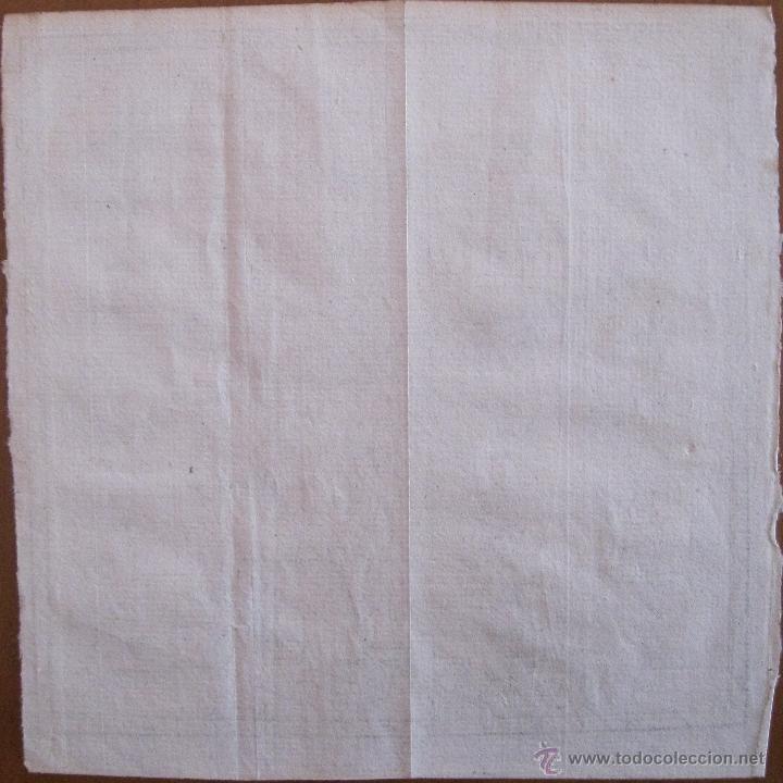 Arte: Mapa de Espa&ntilde;a, 1781.Vaugondy - Foto 6