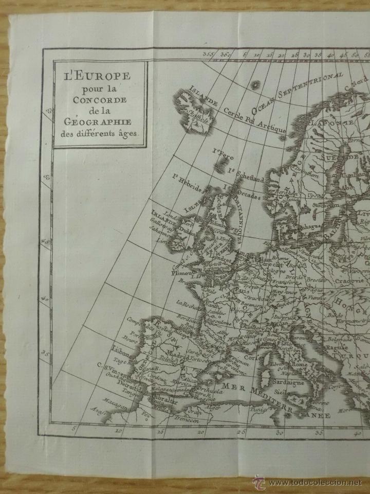 Arte: Mapa de Europa, 1785.Pluche - Foto 3