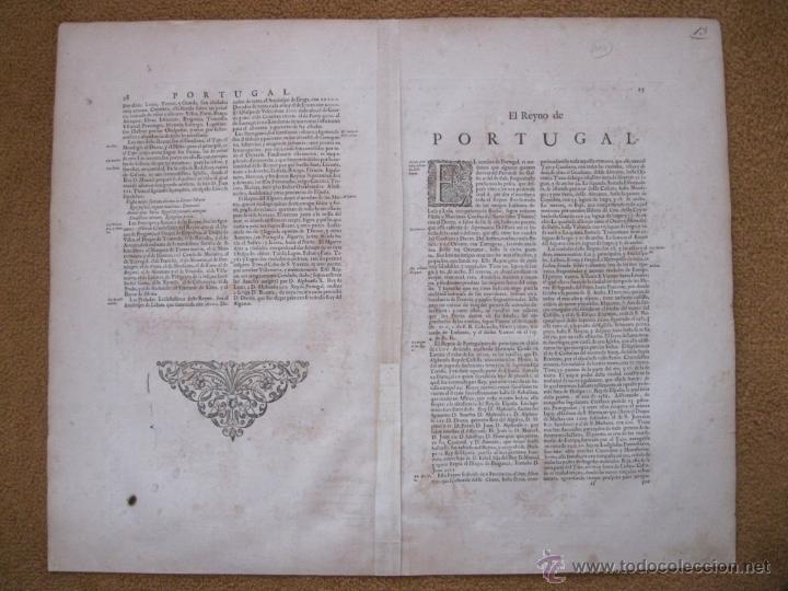 Arte: Mapa de Portugal, 1650. Janssonius - Foto 11 - 48810645