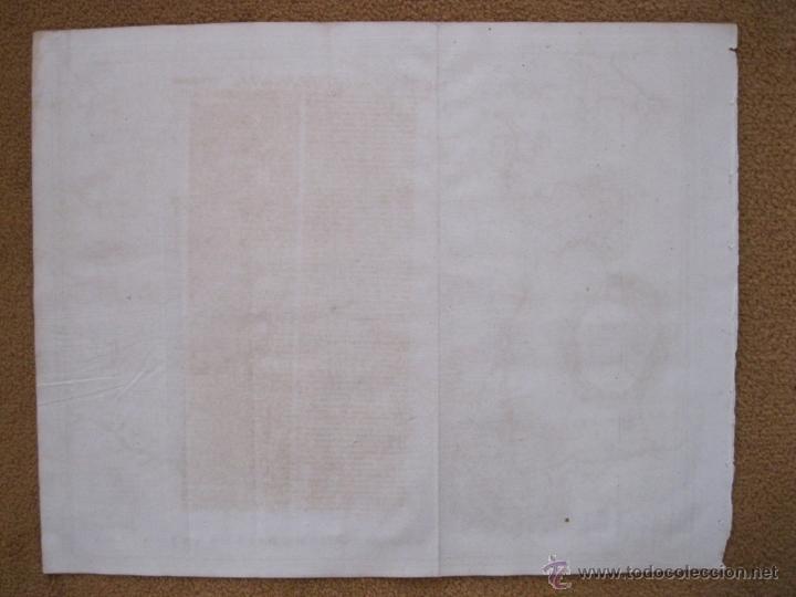 Arte: Gran mapa de Francia, 1744. Seale - Foto 2