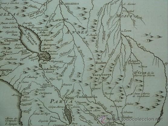 Arte: Mapa de Per&uacute;, 1771. Bellin - Foto 3