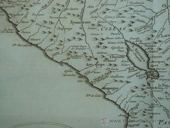 Arte: Mapa de Per&uacute;, 1771. Bellin - Foto 4