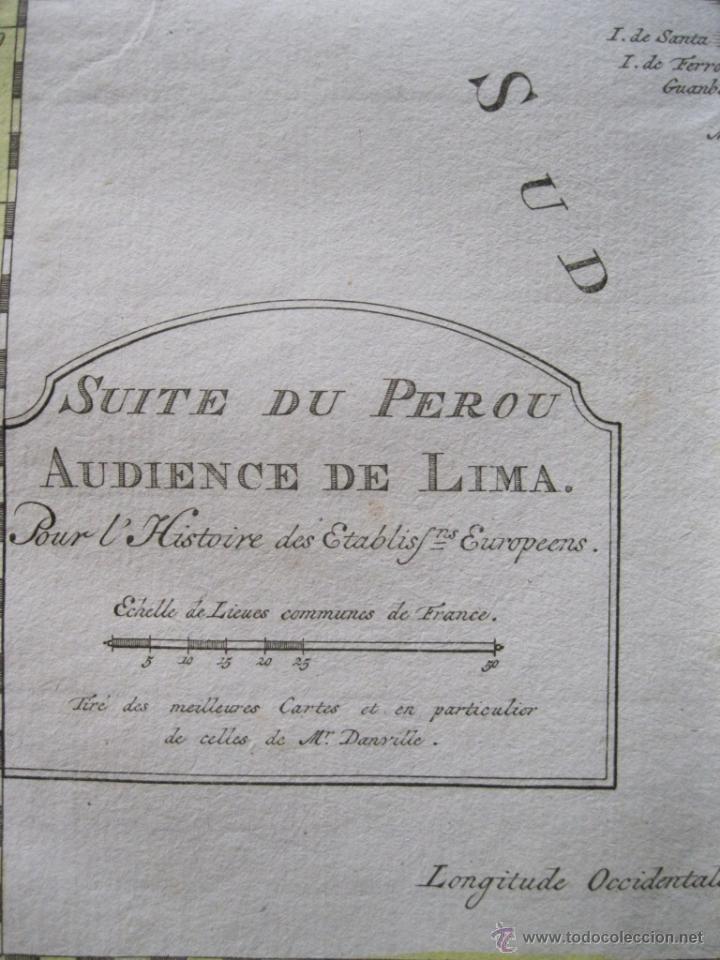 Arte: Mapa de  la costa de Per&uacute;, 1771.Bellin - Foto 5