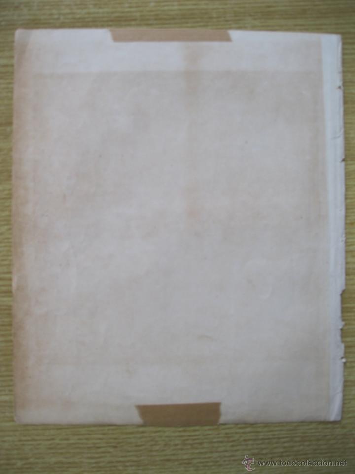 Arte: Mapa del Hemisferio Oriental.1860 - Foto 2
