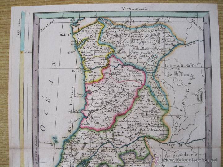 Arte: Mapa de Portugal, 1773. Moithe - Foto 2
