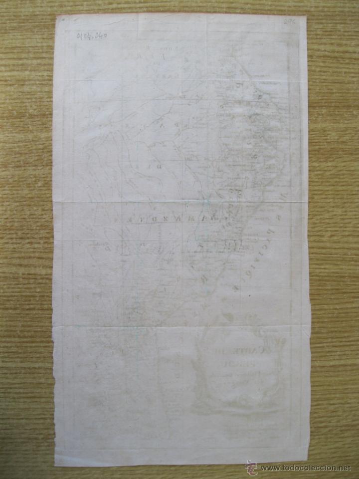Arte: Mapa del antiguo Per&uacute;, 1780. Bellin - Foto 5