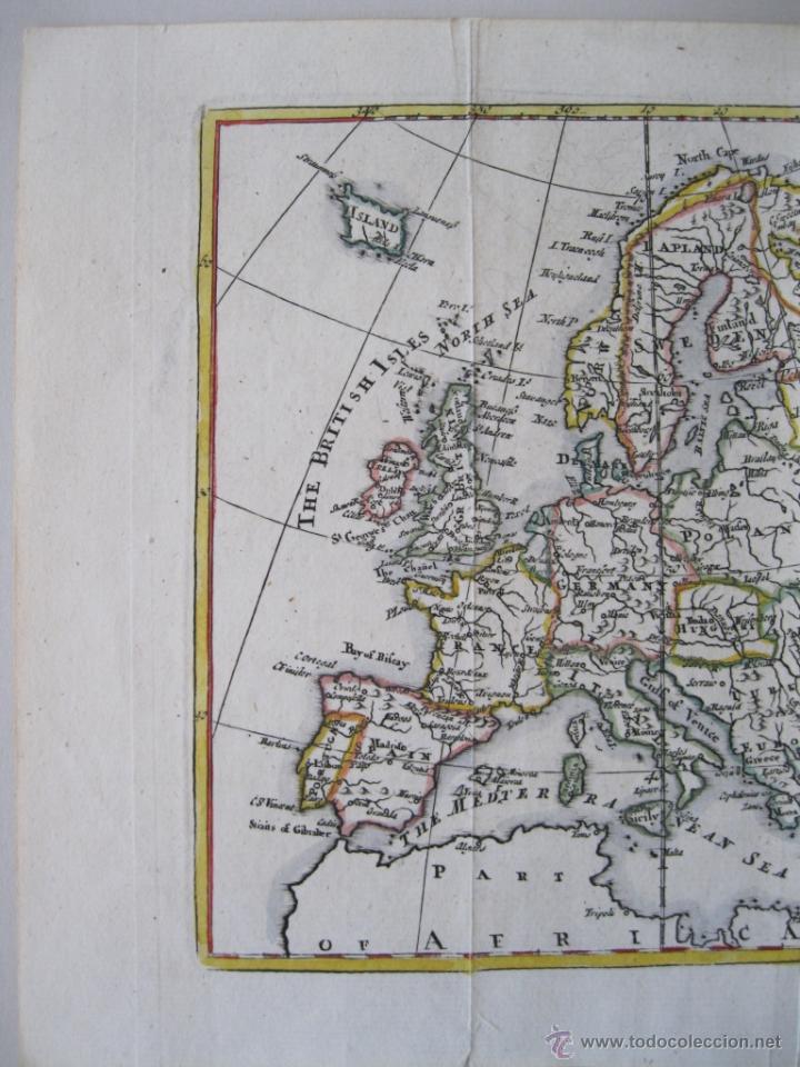 Arte: Mapa de Europa, 1744. Senex - Foto 4