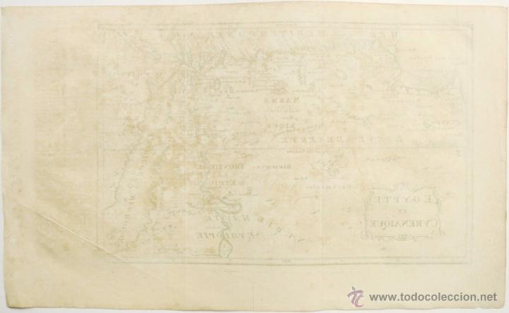 Arte: Mapa de Egipto, 1686. Cellarius - Foto 3