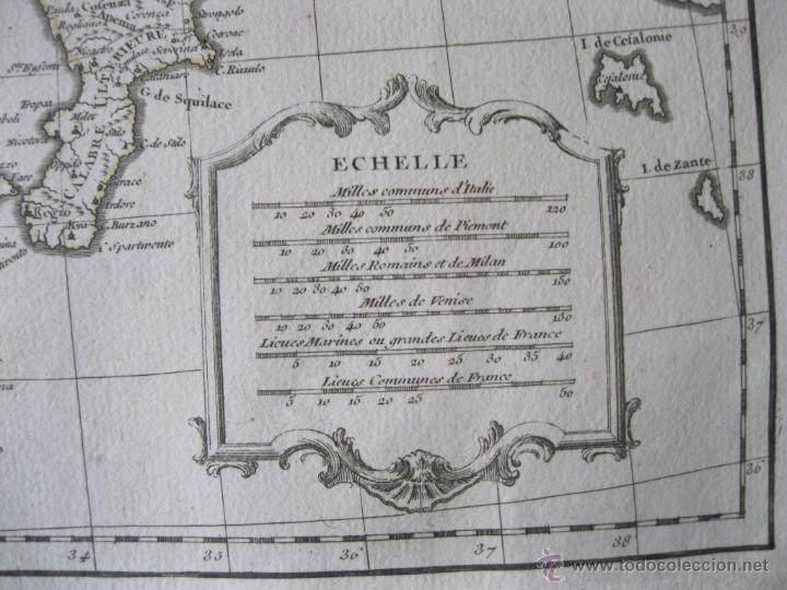 Arte: Mapa de Italia, 1770. Janvier - Foto 3