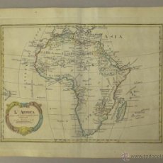 Arte: MAPA DE ÁFRICA, 1797. PAZZINI