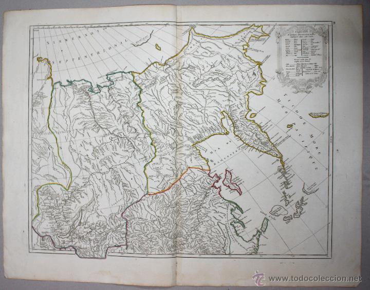 Arte: MAPA RUSIA. CIRCA 1805 - Foto 1