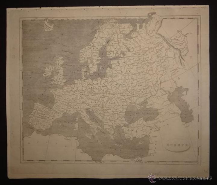 Arte: Mapa de Europa, 1805. - Foto 1