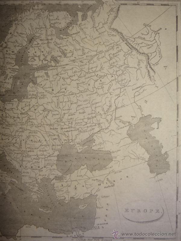 Arte: Mapa de Europa, 1805. - Foto 2