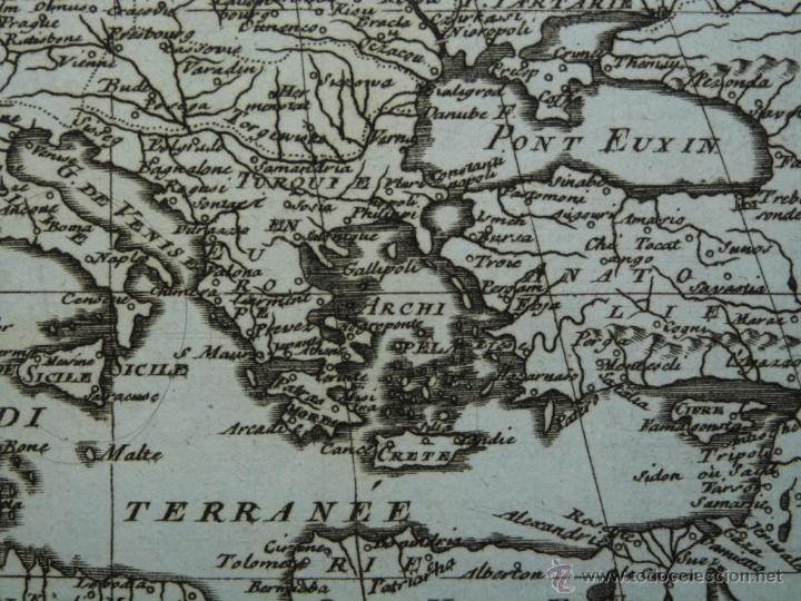 Arte: Mapa de Europa, 1740. Nicol&aacute;s Sanson - Foto 4