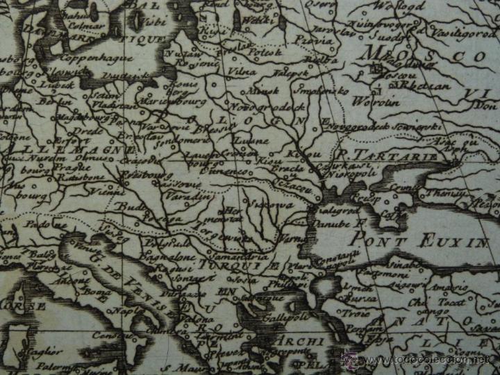 Arte: Mapa de Europa, 1740. Nicol&aacute;s Sanson - Foto 6