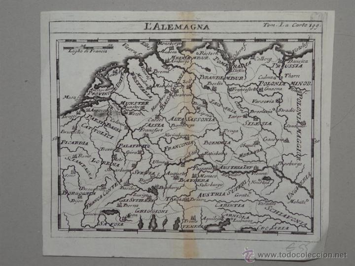 Arte: Mapa de Alemania, 1750. - Foto 1