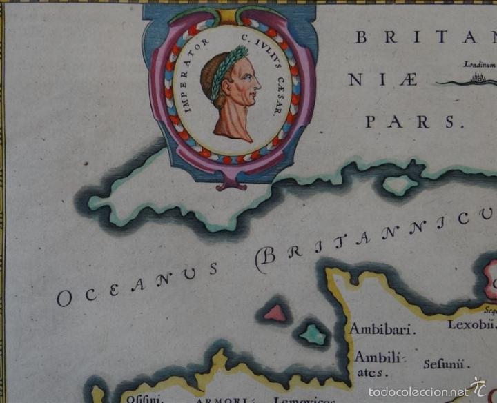 Arte: Antiguo mapa de Francia, 1663. Ortelius - Foto 3