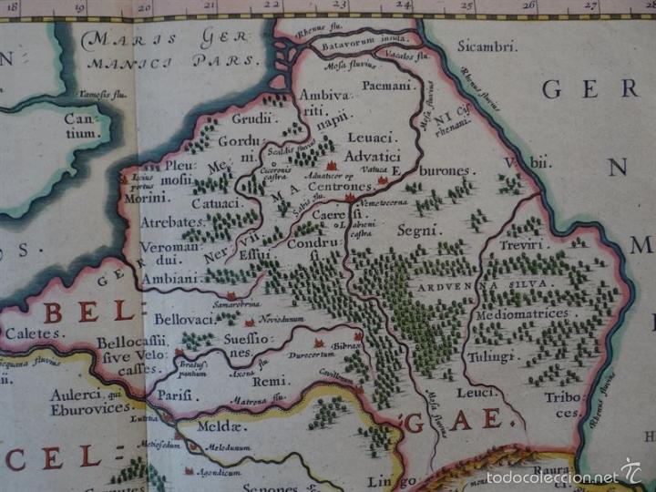 Arte: Antiguo mapa de Francia, 1663. Ortelius - Foto 4