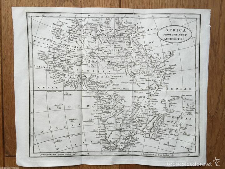 Arte: Mapa de &Aacute;frica, 1770. An&oacute;nimo - Foto 1