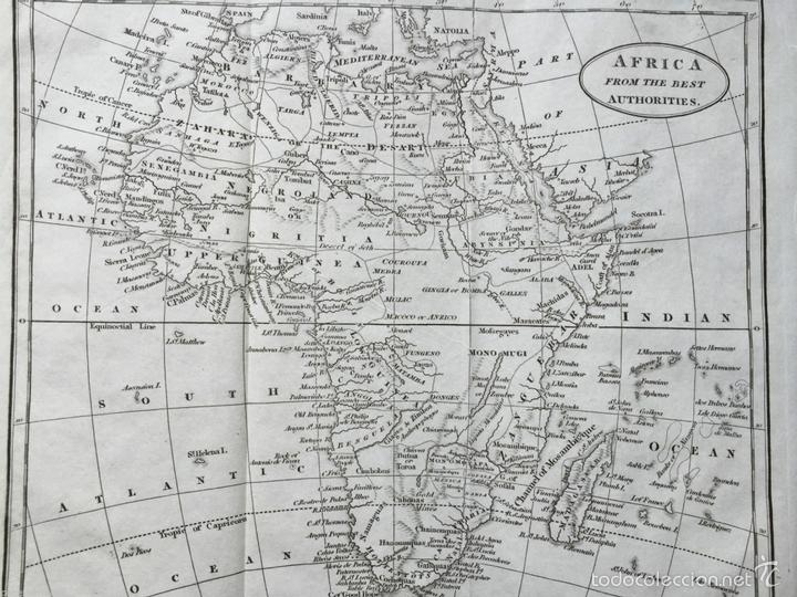 Arte: Mapa de &Aacute;frica, 1770. An&oacute;nimo - Foto 9