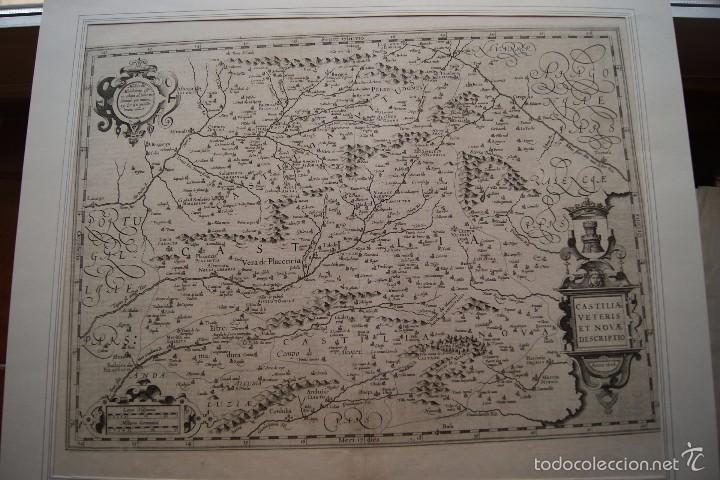 Arte: MAPA CASTILLA VETERIS ET NOVA DESCRIPTIO 1606 - Foto 1
