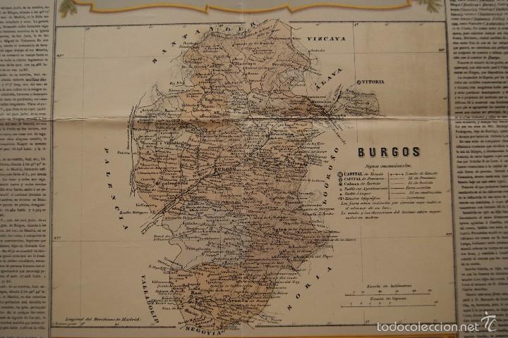 Mapa Provincia De Burgos Con Imagen Y Descripci Comprar Cartografía Antigua Hasta S Xix En 9028