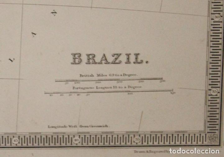Arte: Mapa de Brasil, 1841. Jonh Dower - Foto 2