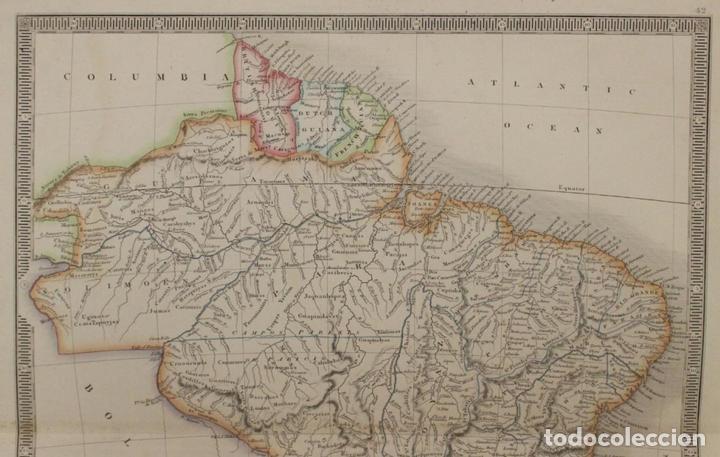 Arte: Mapa de Brasil, 1841. Jonh Dower - Foto 3