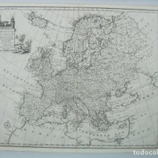 Arte: MAPA DE EUROPA, 1748. BOWEN. Lote 67578253