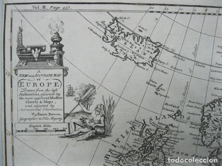 Arte: Mapa de Europa, 1748. Bowen - Foto 4