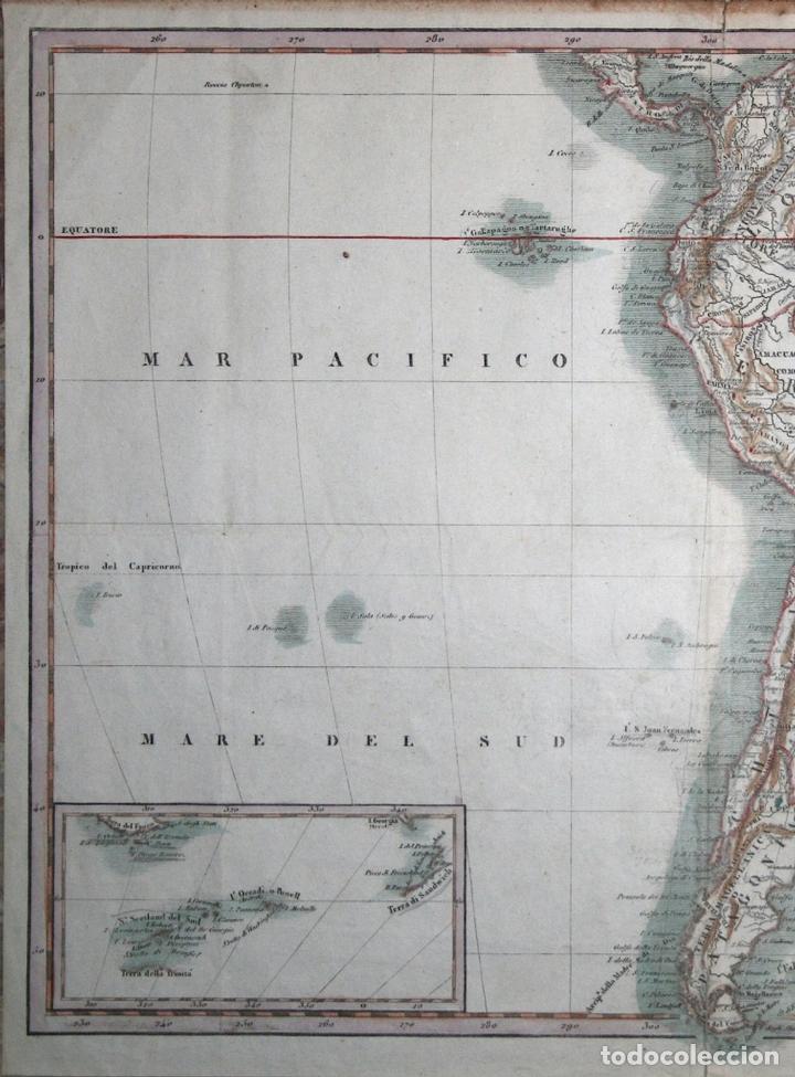 Arte: Mapa de Am&eacute;rica del Sur,  circa 1850. An&oacute;nimo - Foto 2