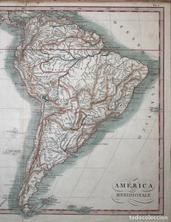 Arte: Mapa de Am&eacute;rica del Sur,  circa 1850. An&oacute;nimo - Foto 3
