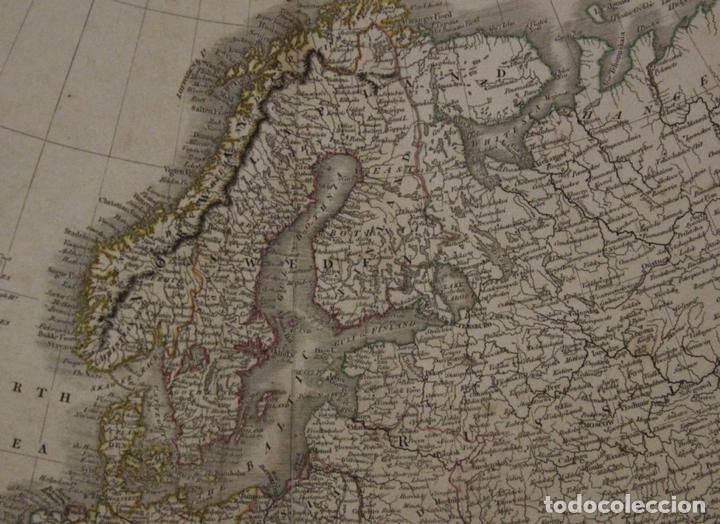 Arte: Mapa de Europa, 1804. John Cary - Foto 8
