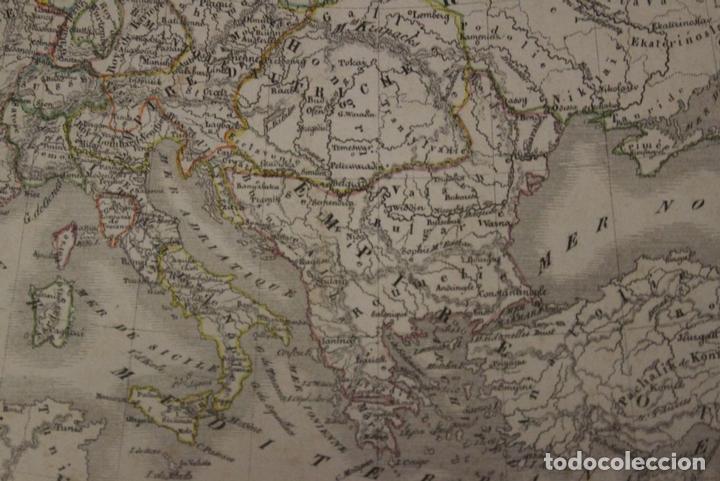 Arte: Mapa de Europa, 1823. An&oacute;nimo - Foto 4