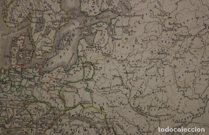 Arte: Mapa de Europa, 1823. An&oacute;nimo - Foto 7