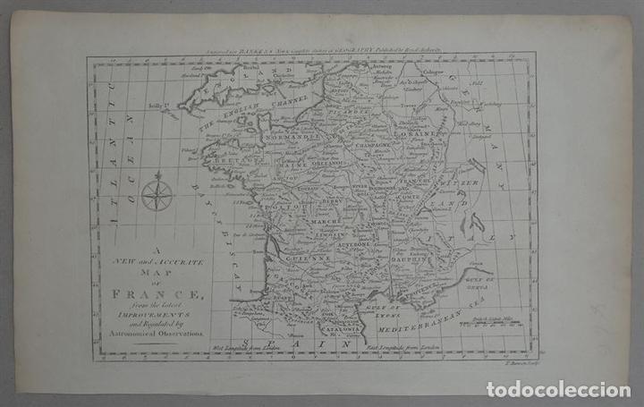 Arte: Mapa de Francia, (1790). Bowen - Foto 2