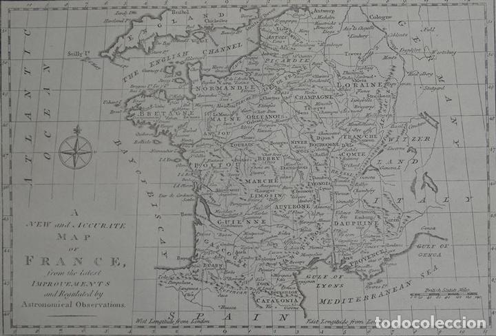 Arte: Mapa de Francia, (1790). Bowen - Foto 3