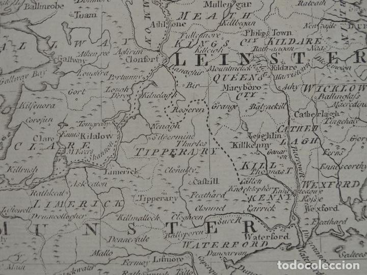 Arte: Mapa de Irlanda, 1790. Bowen - Foto 4