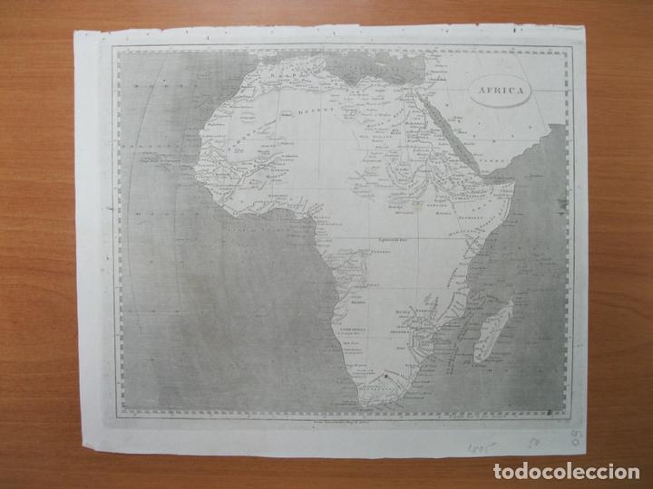Arte: Mapa de &Aacute;frica, 1805. An&oacute;nimo - Foto 2
