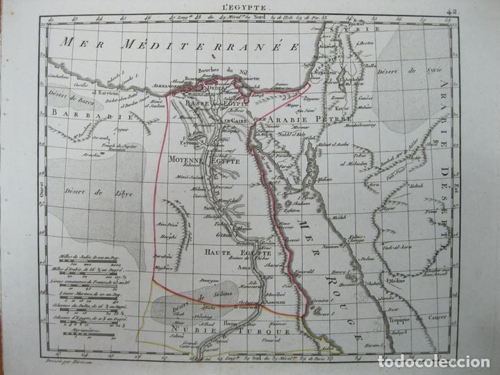 Arte: Mapa de Egipto (&Aacute;frica), 1830. Herisson - Foto 1