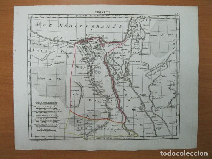 Arte: Mapa de Egipto (&Aacute;frica), 1830. Herisson - Foto 2